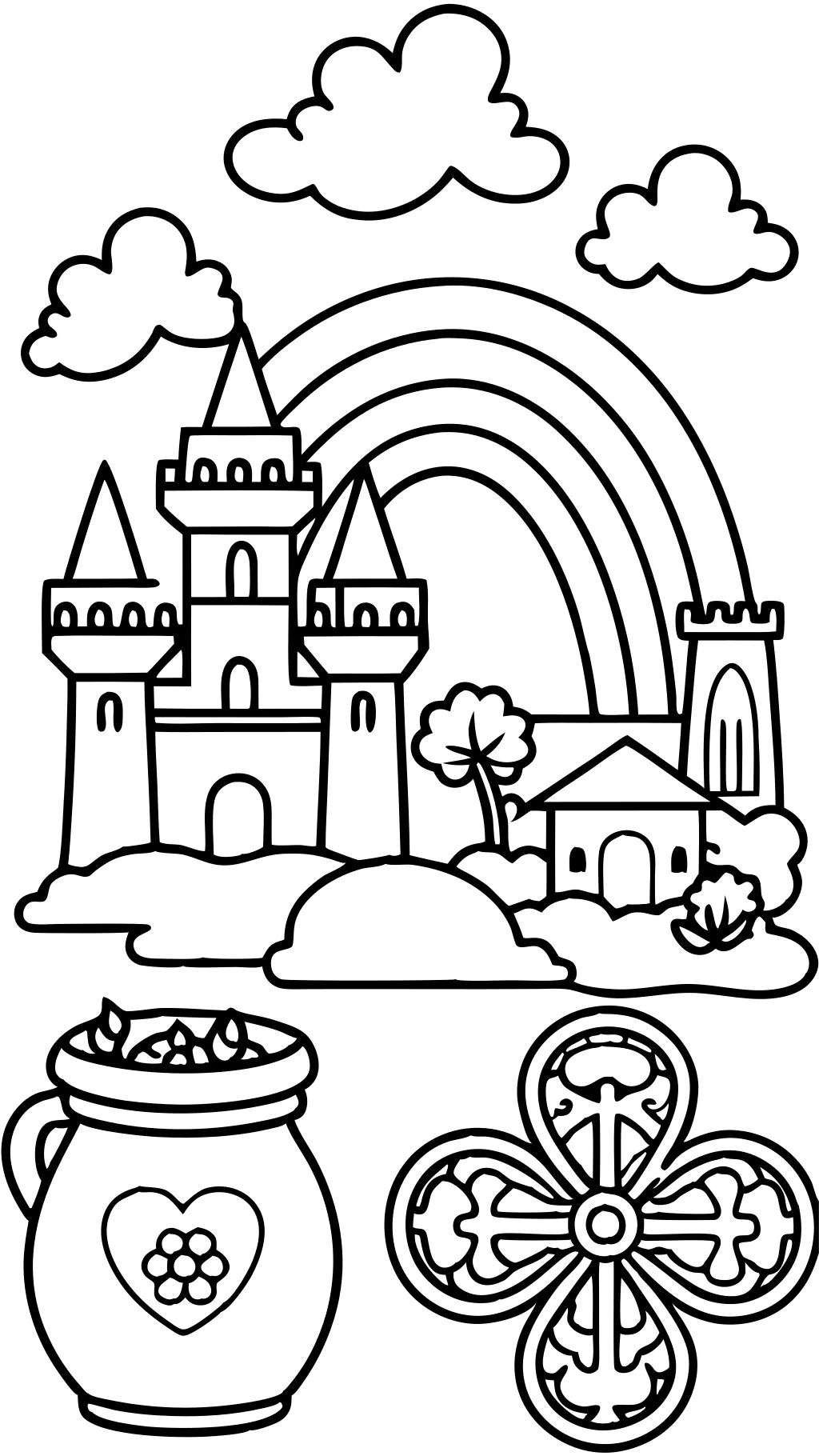 irish coloring pages